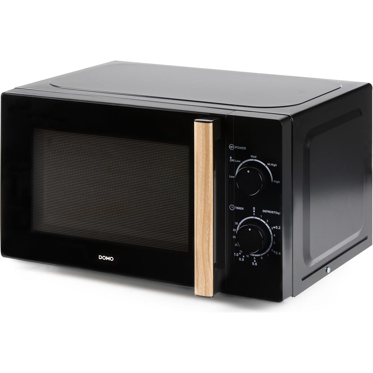 DOMO Czarny 700 W 20 l Kuchenka mikrofalowa