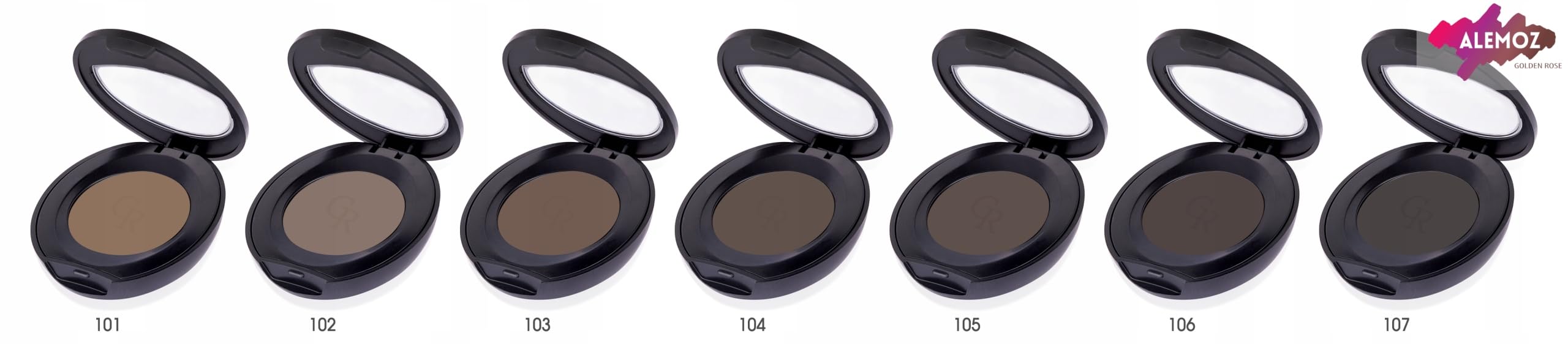 Golden Rose Eyebrow Powder No: 104 Dark Taupe - Doğal Kaş Farı