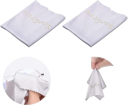 Miniatura 7 de SooGree Paño de limpieza para lentes, de microfibra, para lentes, limpiador, para cámara, teléfono, pantalla de computadora, resistente a los