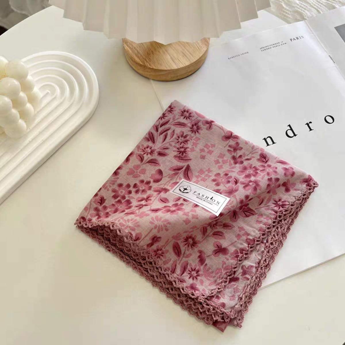 Large Cotton Bandana Headband, Head Wrap, Protective Coverage, Hair Neck Scarf for Women 28 x 28 inch - Image 7