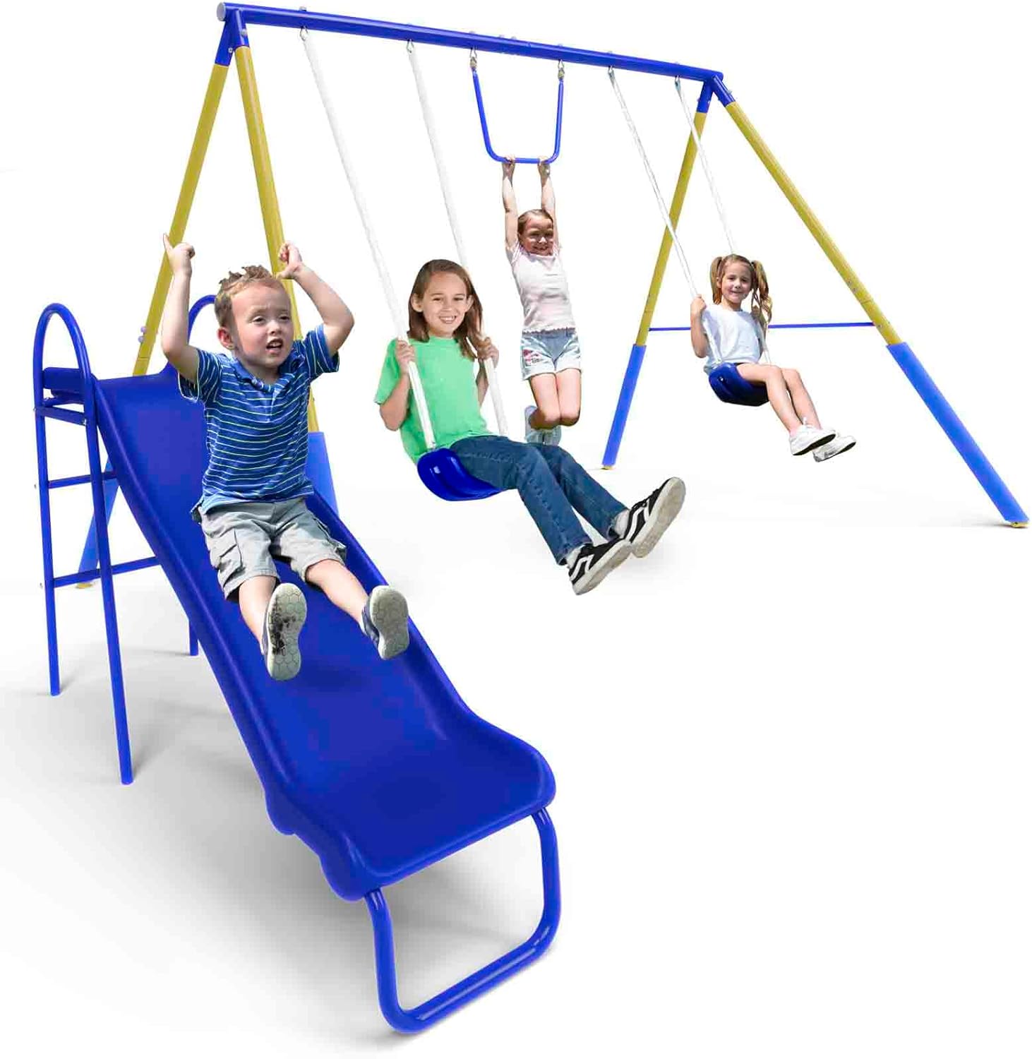 Sportspower Metal Swing Set for Backyard Kids