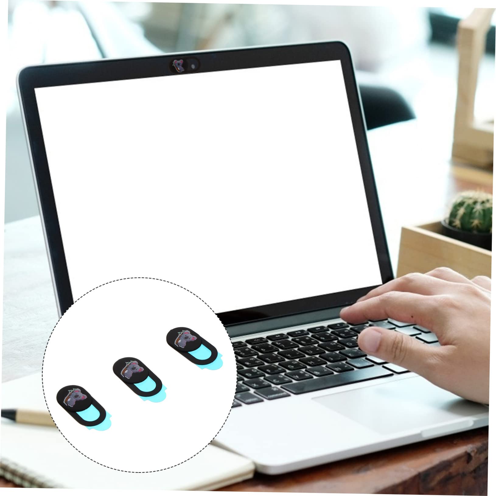 jojofuny 3piezas Cubierta Deslizante De Privacidad para Cámara Protección -Hacking Compatible Pc Tabletas y Diseño Decorativo y Funcional