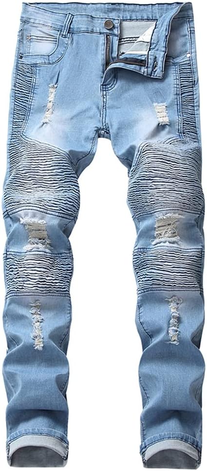 Straight Leg Jeans Long Pants Men's Men Design All Year Round