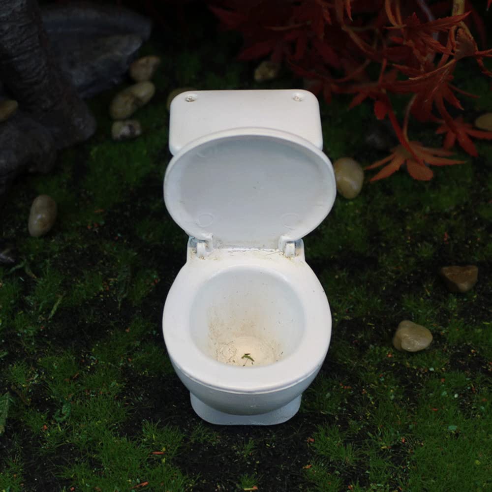 Amazon | Luottus ミニチュア ミニ水洗便器 モデル 置物 トイレ 浴室