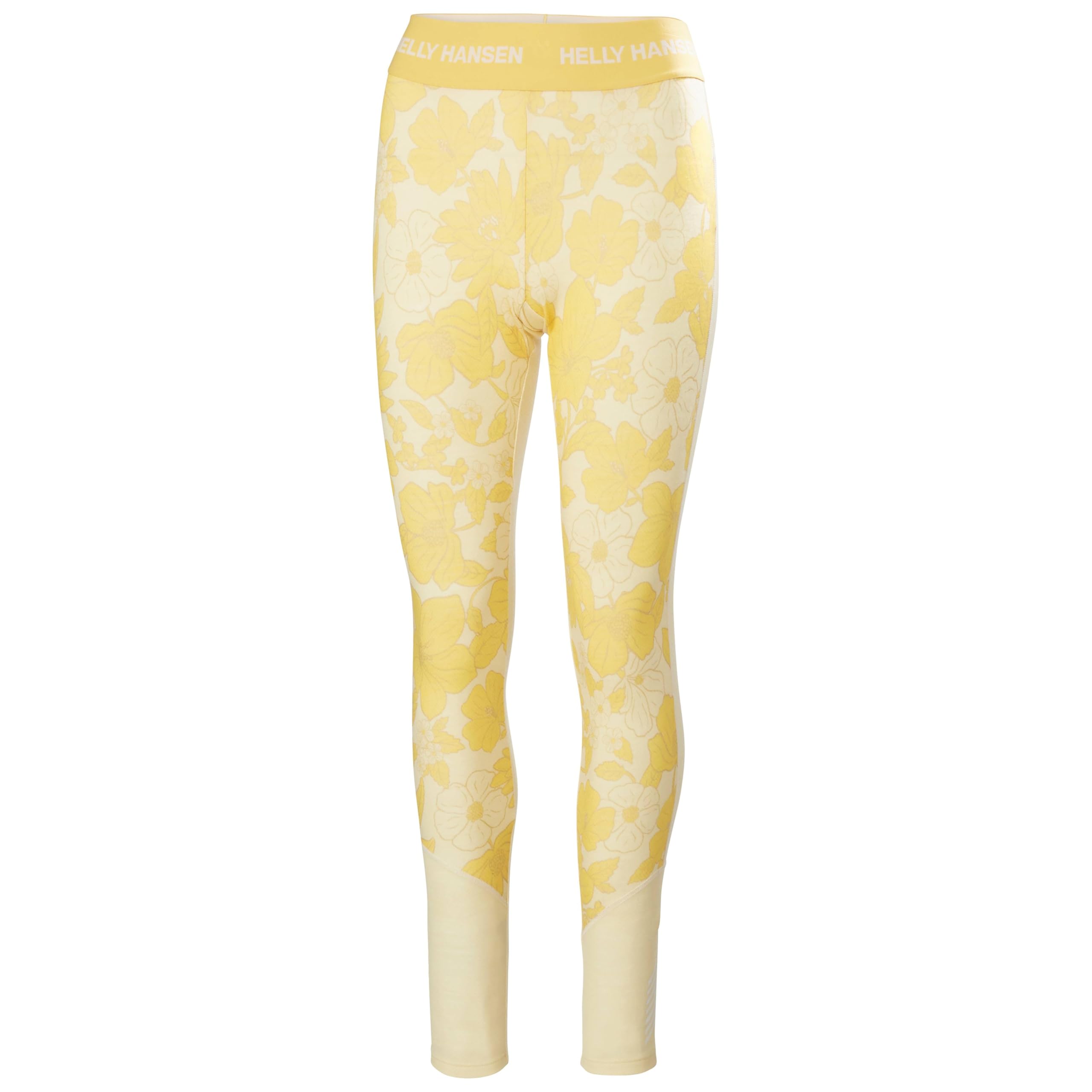 Helly Hansen Women's W LIFA Merino Midw Gra Pant, Yellow Cream, XL