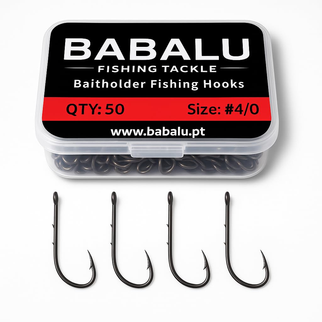 Anzuelos de Pesca Baitholder 50pcs Acero de Alto Carbono