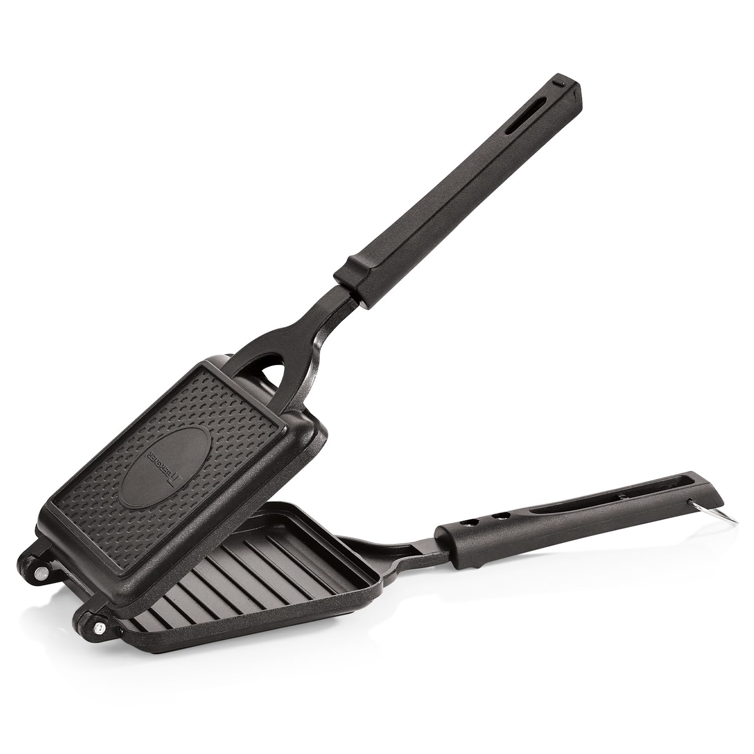 Bergner Essential Plus Grill Toaster at Home, Jumbo Gas Sandwich Maker, Non-Stick Toaster Pan, Cast Aluminium, Sandwich Griller, Delicious Sandwiches In Minutes, Durable - Gas Stove Compatible-picture-14