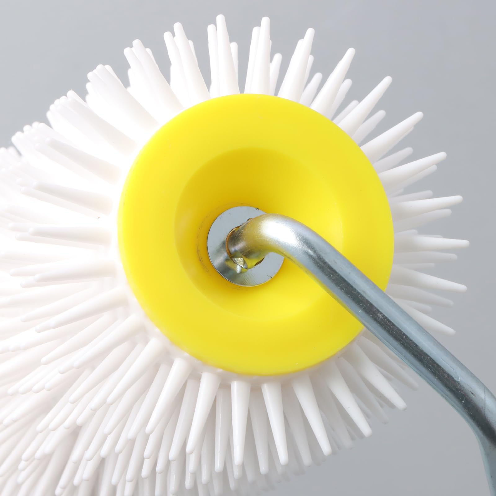 Cozlly 22 cm/15 cm Spiked Roller Brush for Self-Leveling (6-Inch), Gelb - Image 3
