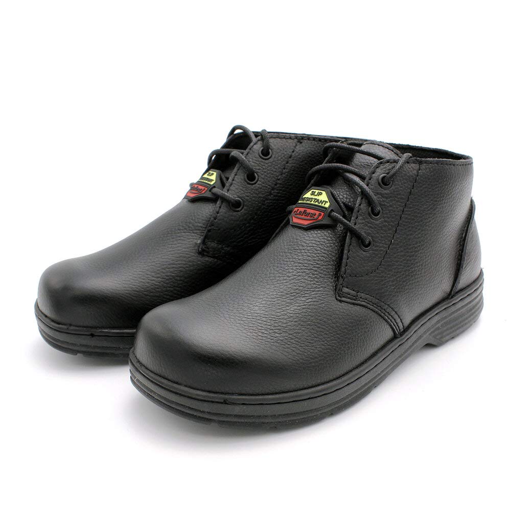 Laforst Mens Black Leather Nonslip Waiter Ankle High Boots 13