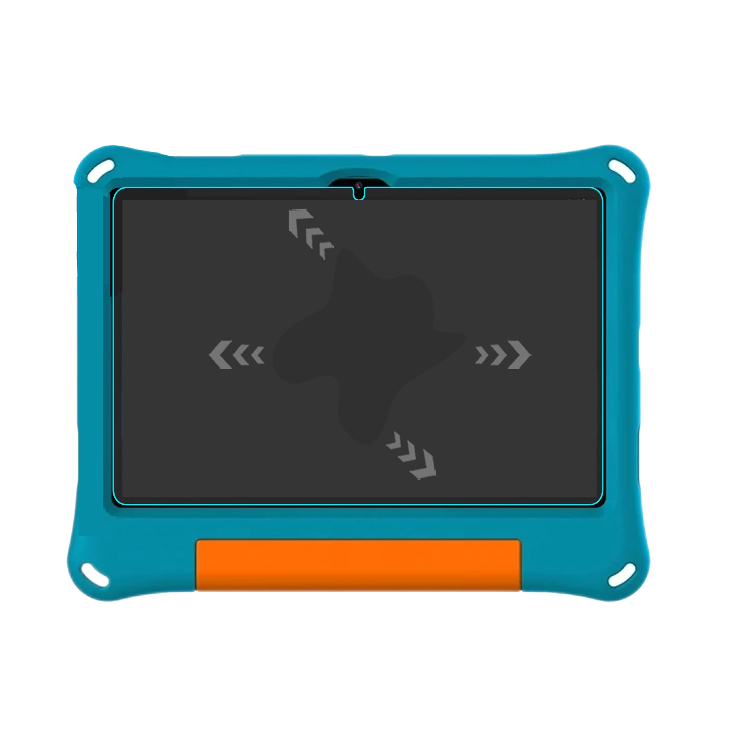 Protector de pantalla compatible con onn. Tableta infantil de 10.1 pulgadas (modelo 2024) [vidrio templado] [2 unidades] [Vidrio japonés con dureza 9H] 5