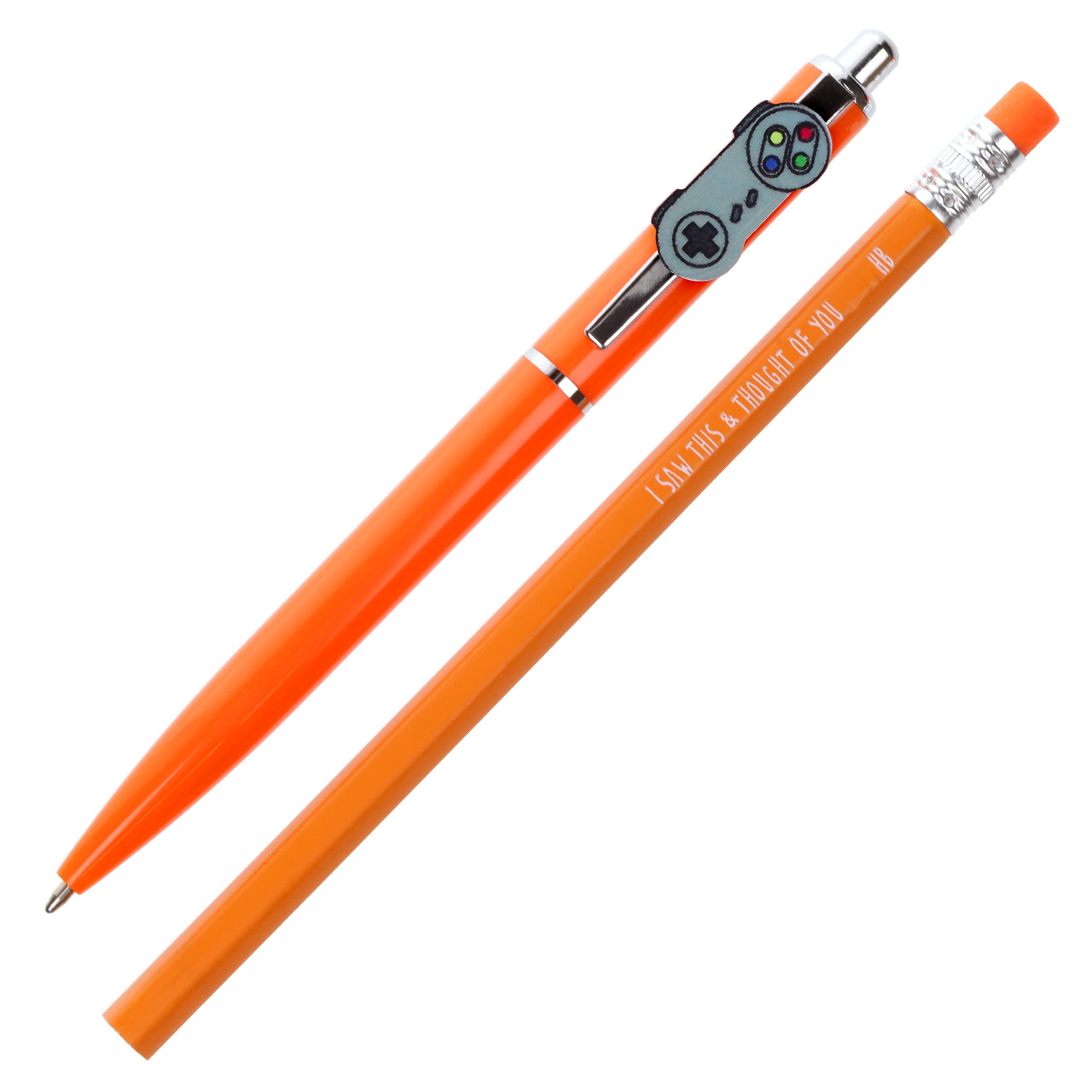 Stands Out, Supplying Outstanding Gifts Game Controller Pen and Pencil Set Kids Charm Topper School Stationary Kits Gift
