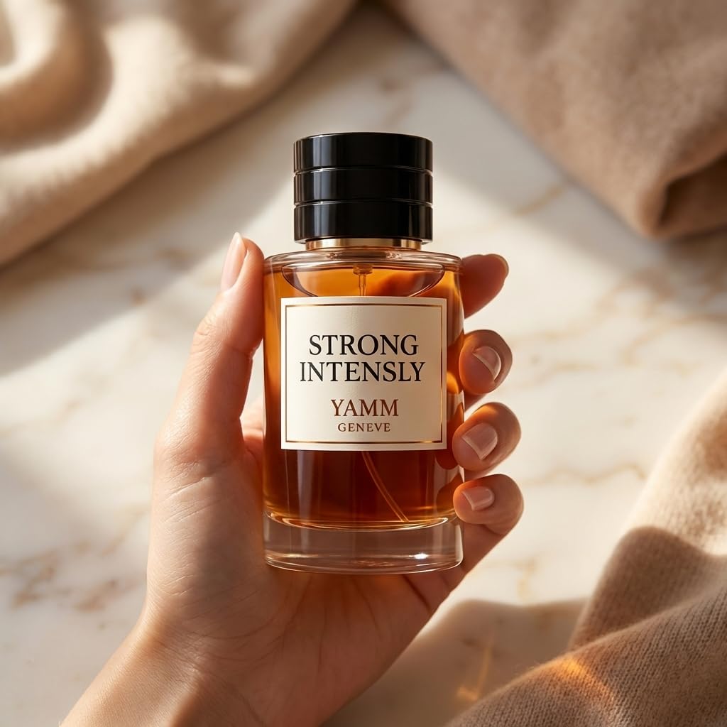 Strong Intensely | Extrait de Parfum 50 ml | Perfume Hombre Intenso y Adictivo | Vainilla, Especias y Maderas Ambaradas | Estela Potente y Larga Duración