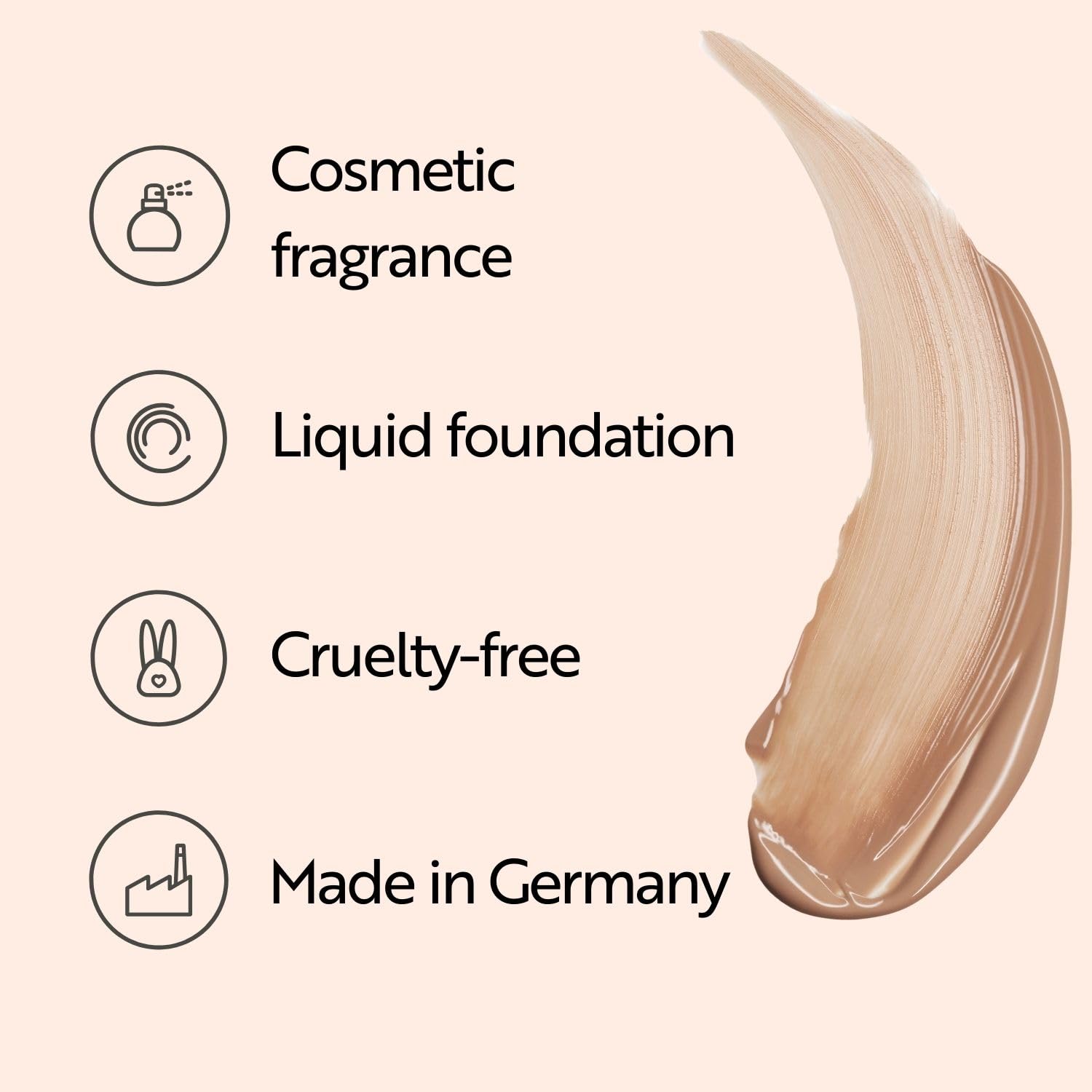 M. Asam MAGIC FINISH Supercharge Serum Foundation Cool Honey (1.01 Fl Oz) - Moisturizing Make Up & Firming Face Serum In One, Anti-aging CC Cream With Optimal Coverage & Hyaluronic Acid - Image 5