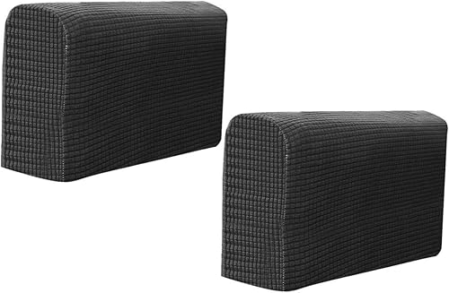 BESPORTBLE Funda elástica universal para reposabrazos de sofá, 2 piezas, protectores de brazo de silla, funda elástica universal para reposabrazos