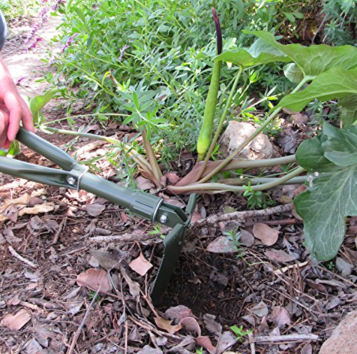 Tabor Tools Folding Shovel - Portable Survival Spade For Camping Gear And Emergencies - Steel Rugged Edge Blade - Includes Carrying Pouch - Lightweight E-Tool With Military-Grade Durability. J35A #TOP4