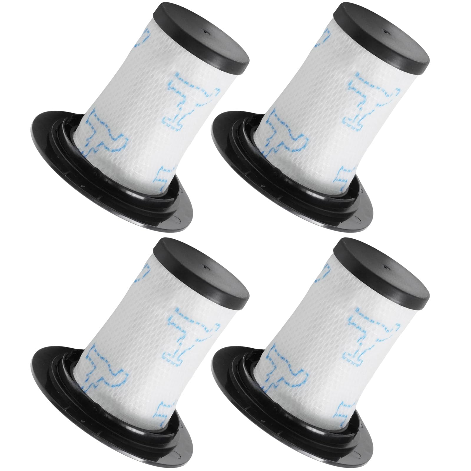 4 filtri di ricambio per Rowenta Air Force 460 di ricambio per Rowenta ZR009002, accessori di ricambio per Air Force 460 All In One Rh92 e 560 Flex RH94