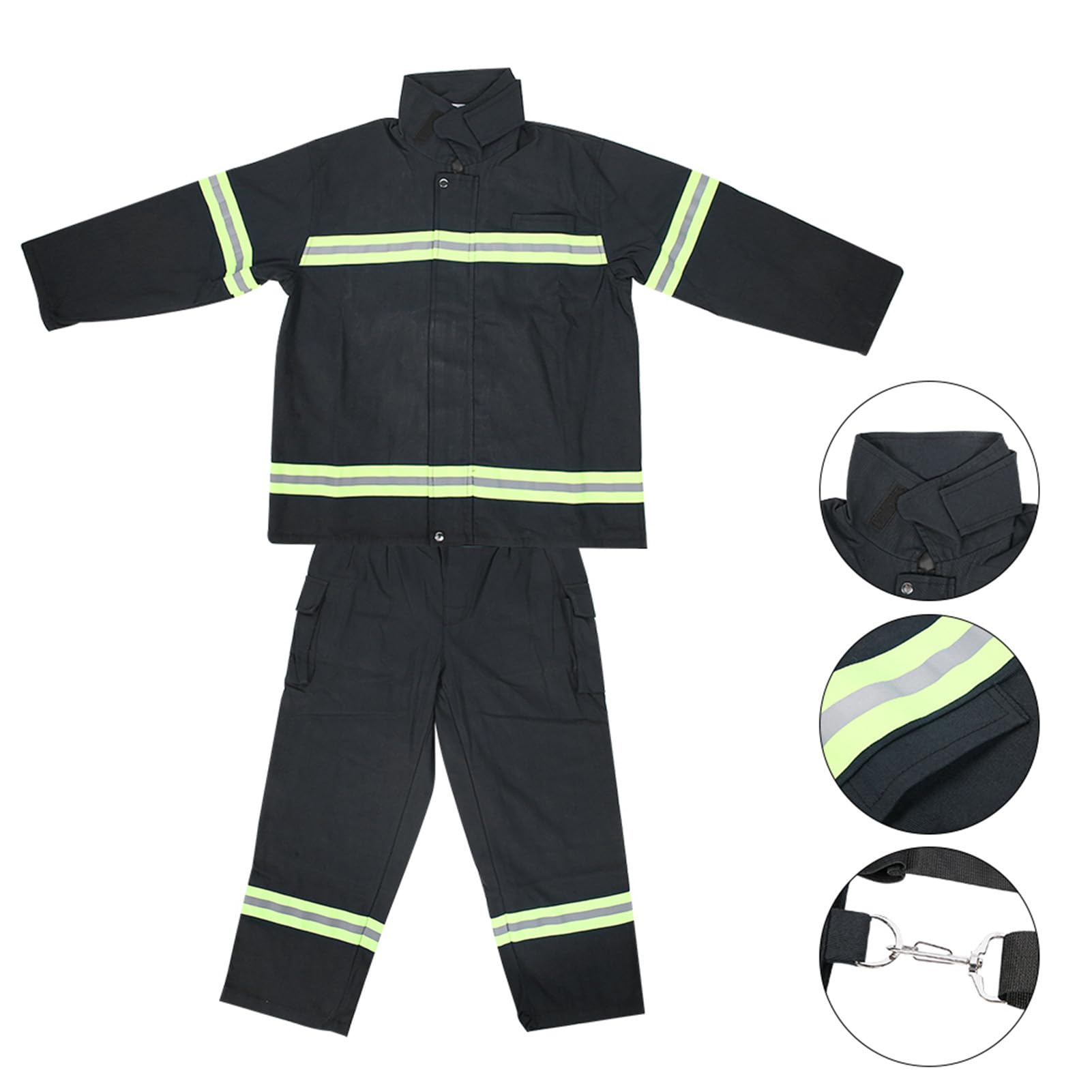 Abbigliamento Ignifugo Ignifugo Ignifugo Ignifugo Cappotto Protettivo Riflettente Pantaloni Equipaggiamento Protettivo Personale(XXL-Blu scuro)