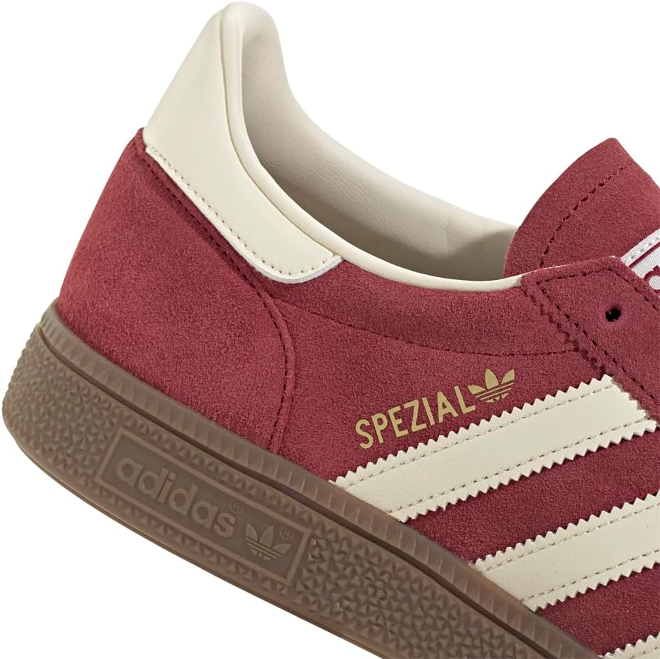 adidas Mens Handball Spezial Lace Up Sneakers Shoes Casual - Red