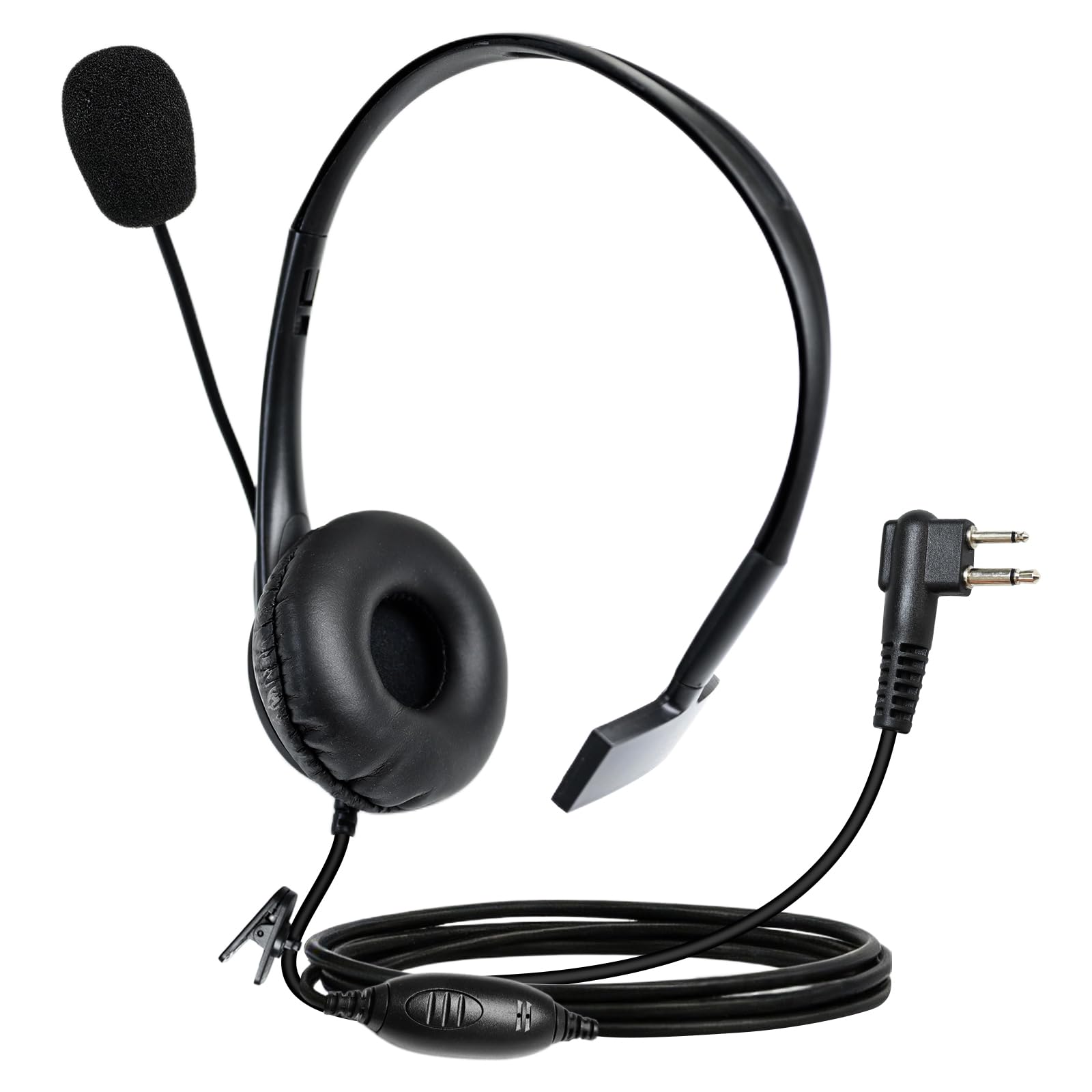 Auriculares de 2 pines Motorola WODASEN con micro de brazo PTT y orejera unica 8