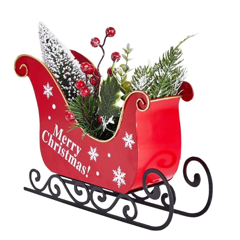CTRLZS Christmas Tree Ornaments 3D Hollowed Festive Classical Sleigh Decorations for Indoor for Indoor Family Holiday for Christmas Tree