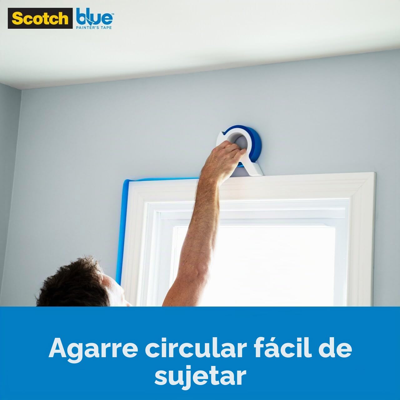 ScotchBlue TA3-SB - Cinta de pintor, color azul, con 1 rollo de iniciación de 3,6 cm x 20 yardas