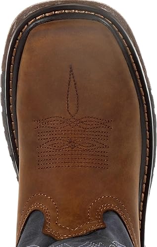 Miniatura 6 de Rocky Botas Ride FLX Western para niños, Marrón, talla única