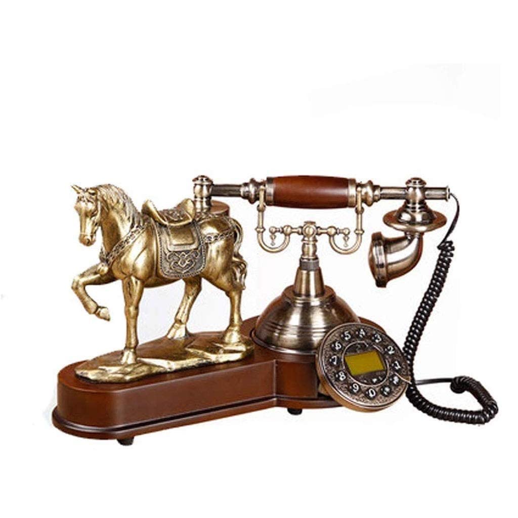 Telefono - Suonerie retrò Telefono Vintage con quadrante rotativo Telefoni fissi Vecchio Stile per la casa