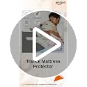 Image of Trance Cotton Feel Terry 80 x 60 inch Ultra Soft Waterproof Mattress Protector | Breathable - Hypoallergenic Fitted Style Mattresses Cover (80x60 inch | 6.66x5 feet, Grey - Pack of 1)
