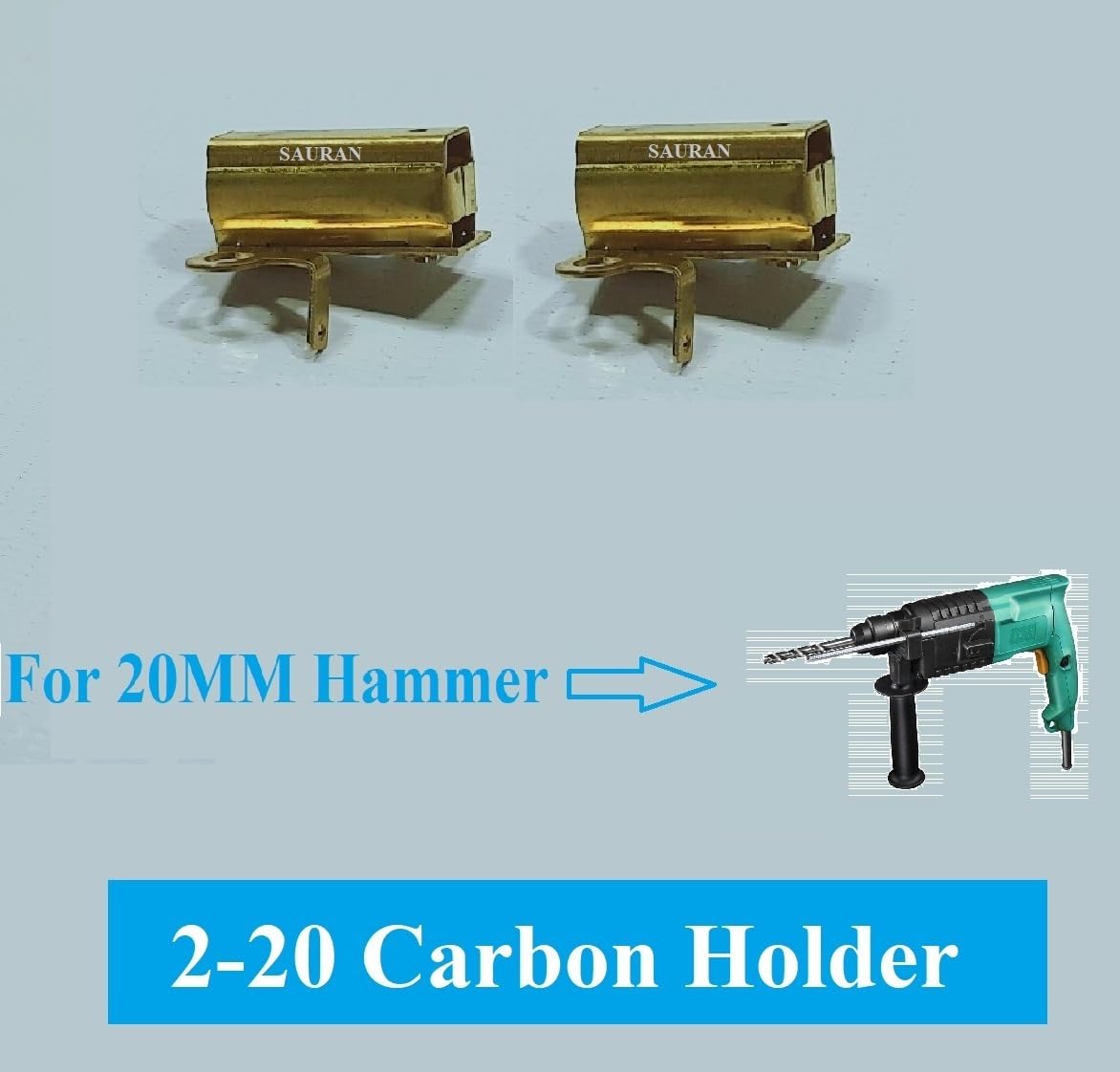 2 Pieces Carbon Holder for 20mm Hammer 2-20 1