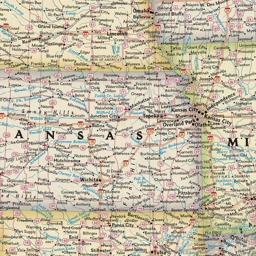 image for National Geographic United States Wall Map - Executive - Laminated (43