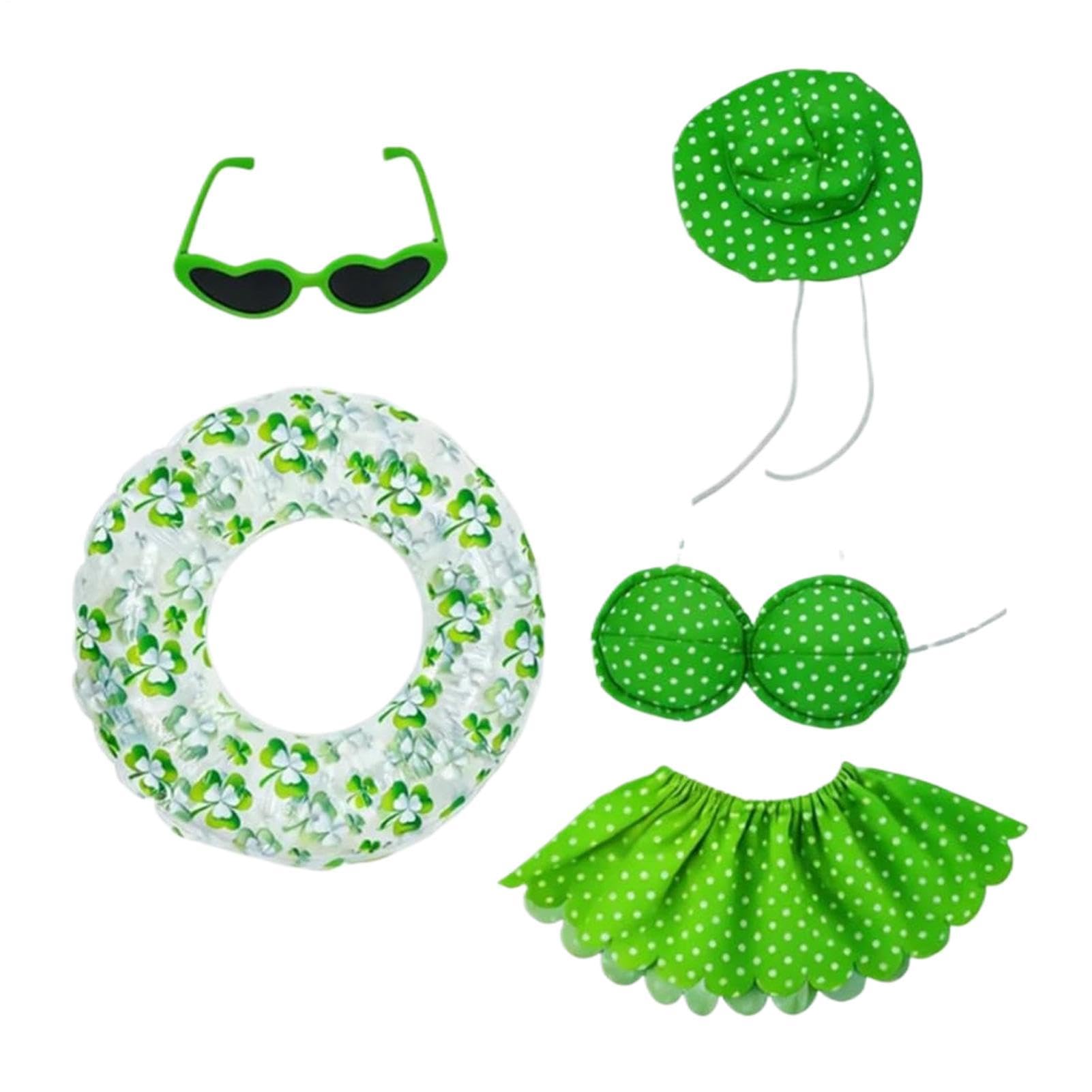 Bonito traje de baño tropical para ganso que alegra tu balcón y jardín