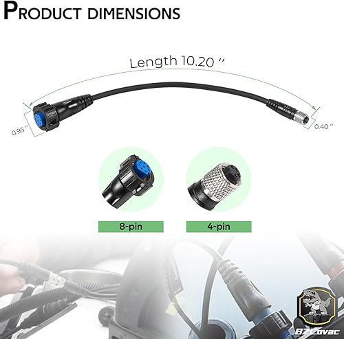 Miniatura 7 de 1852074 MKR-US2-14 Cable adaptador universal Sonar 2 para motores de arrastre a Garmin ECHOMAP y GPSMAP, conexión para plotter y buscador de peces