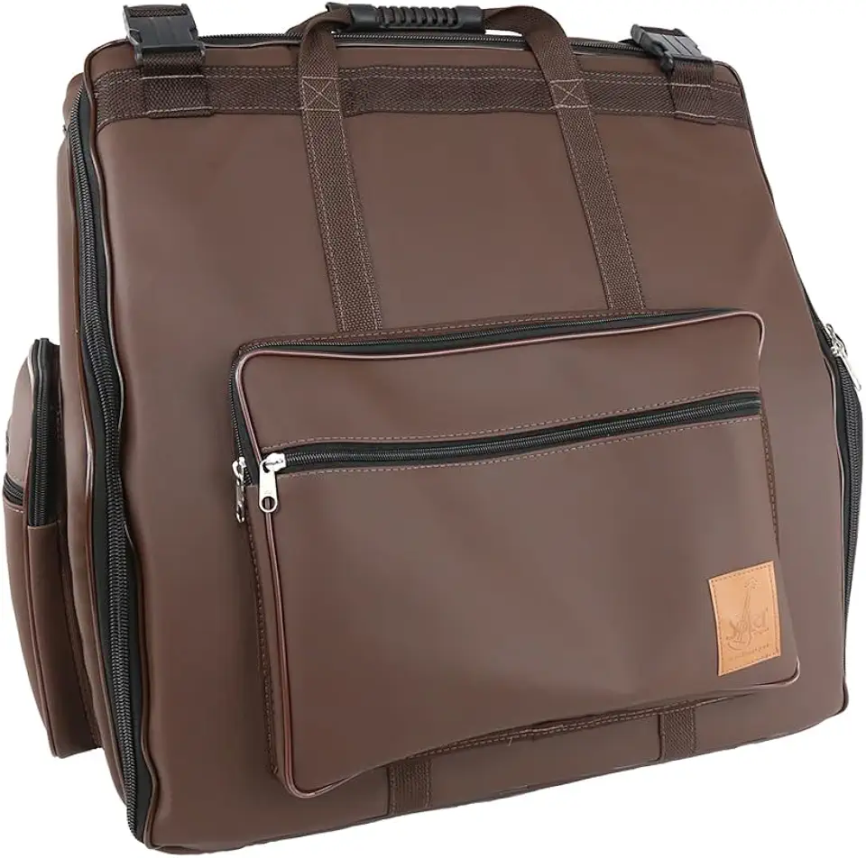 Capa Bag Sanfona, Gaita, Acordeon 120 Baixos Couro Sintético Pelúcia