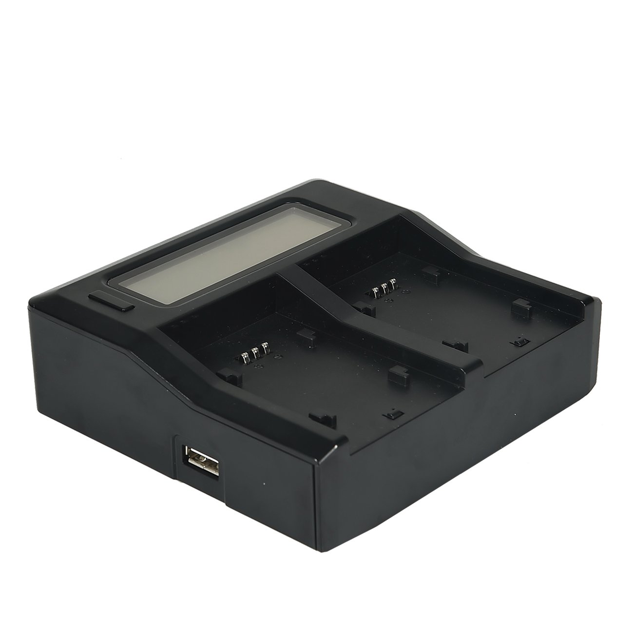 DSTE - Caricatore rapido da 1,5 A, doppio caricatore con display LCD, compatibile con fotocamera Nikon EN-EL18 EN-EL18d Z9 D4 D4S D800 D800E