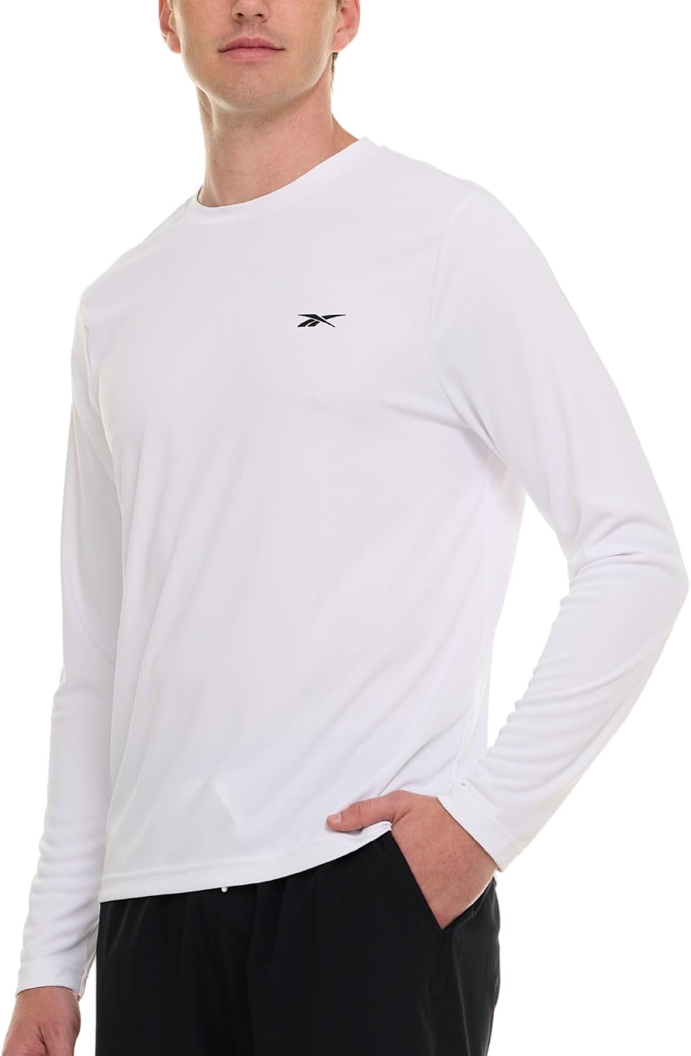 Reebok Rash Guard for Men, Long Sleeve Mens Swim Shirt, Fishing Hiking UPF+ 50 UV Protection - Image 2