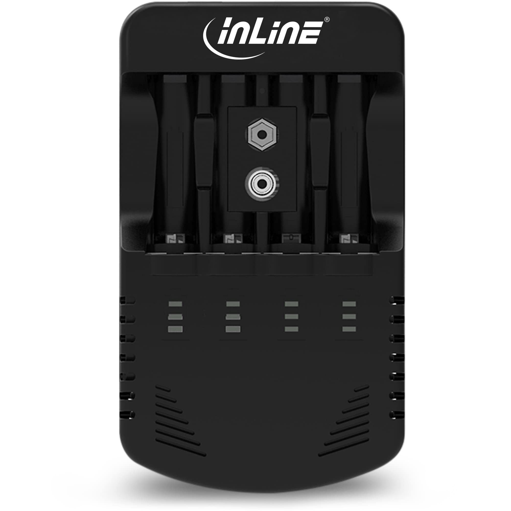 InLine 01286 Charger NiCd + NiMH AA and AAA and 9V Block