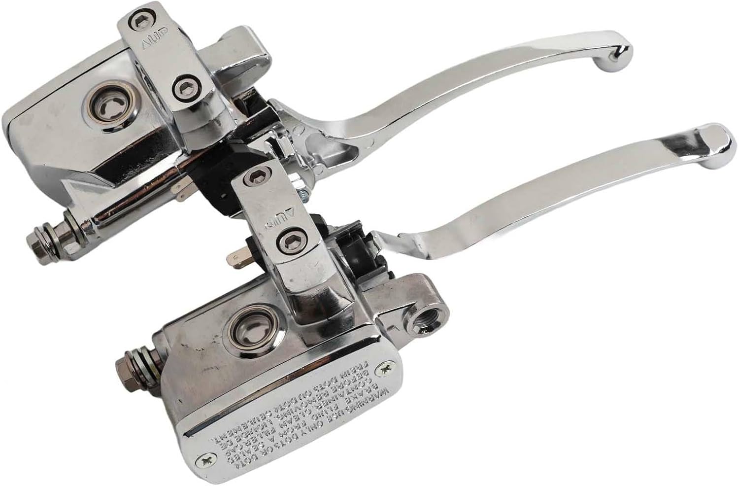 Brake Master Cylinder Clutch Lever Set Compatible with Intruder 800 1400 1500 and Boulevard C90 S50 S83 Series with 25mm Handlebar