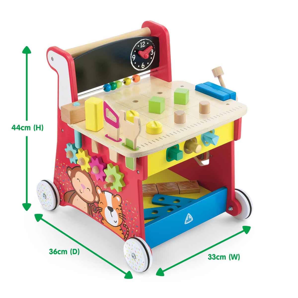 Amazon.com: Early Learning Centre Wooden Activity Workbench
