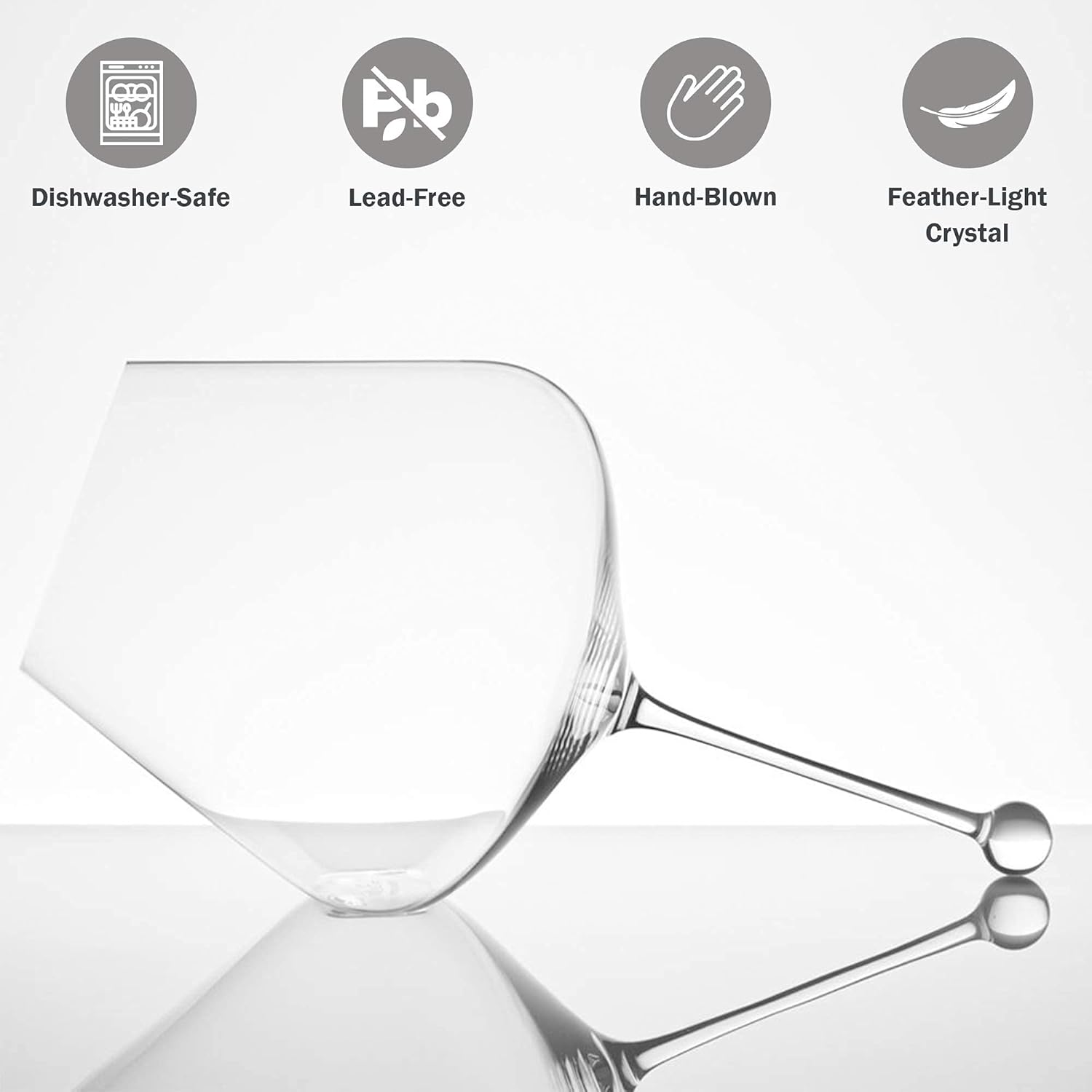 Zalto Denk'Art Gravitas Omega Wine Glass/Tasting Glass Hand-Blown Crystal