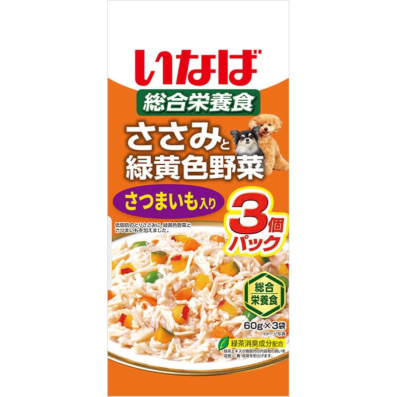 Amazon | いなば ささみと緑黄色野菜 60g×3個パック 7種セット 各1袋