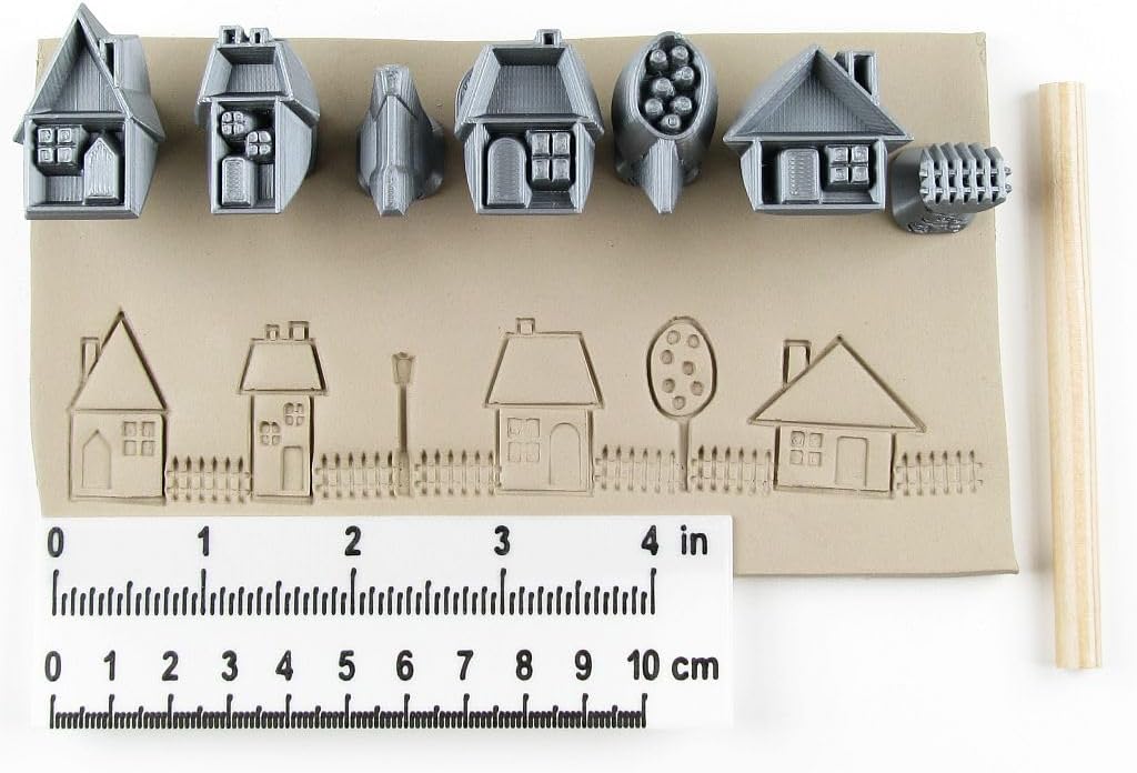 House Clay Stamps | No.1