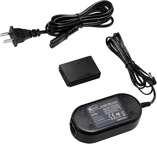 Miniatura 1 de Glorich ACK-E12 Adaptador de corriente de CA DR-E12 Acoplador DC LP-E12 LPE12 Kit de batería ficticia para cámaras digitales sin espejo Canon EOS