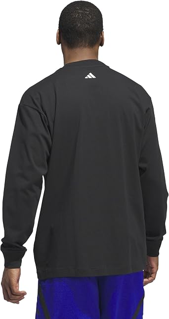 Adidas Mens Select Long Sleeve Basketball T-Shirt