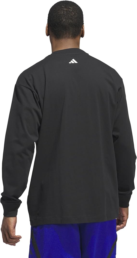 Adidas Mens Select Long Sleeve Basketball T-Shirt