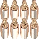 Tassel Epaulet Metal Shoulder Epaulets Tassel Link Chain Epaulet Beaded Crystal Fringe Shoulder Boards Badge Punk Rivet Shoulder Jewelry Shoulder Trim for Men and Women (Gold, Stylish Style)