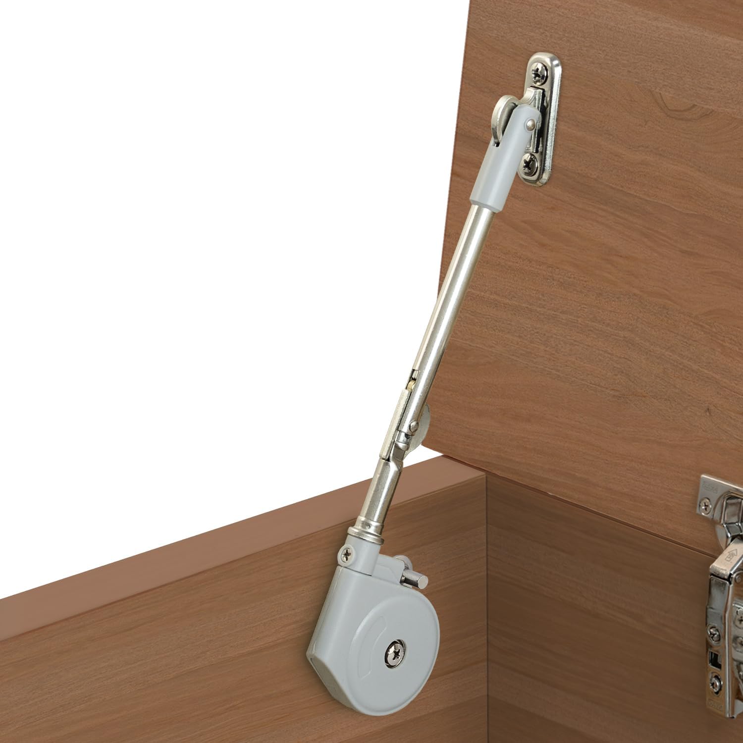 Lid Stay 105 Degree Open with Soft Close, Lid Support for Toy Box and