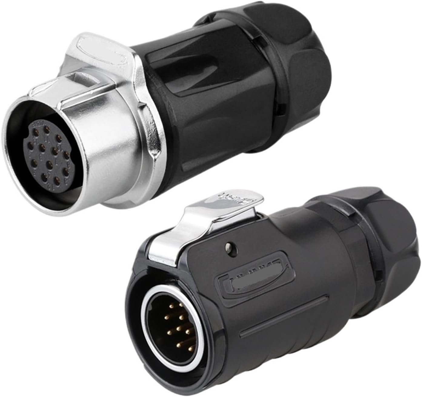 LP20 Waterproof IP68 Solder Wire Butt Connector Inline Connector(12 Pin Male Set)