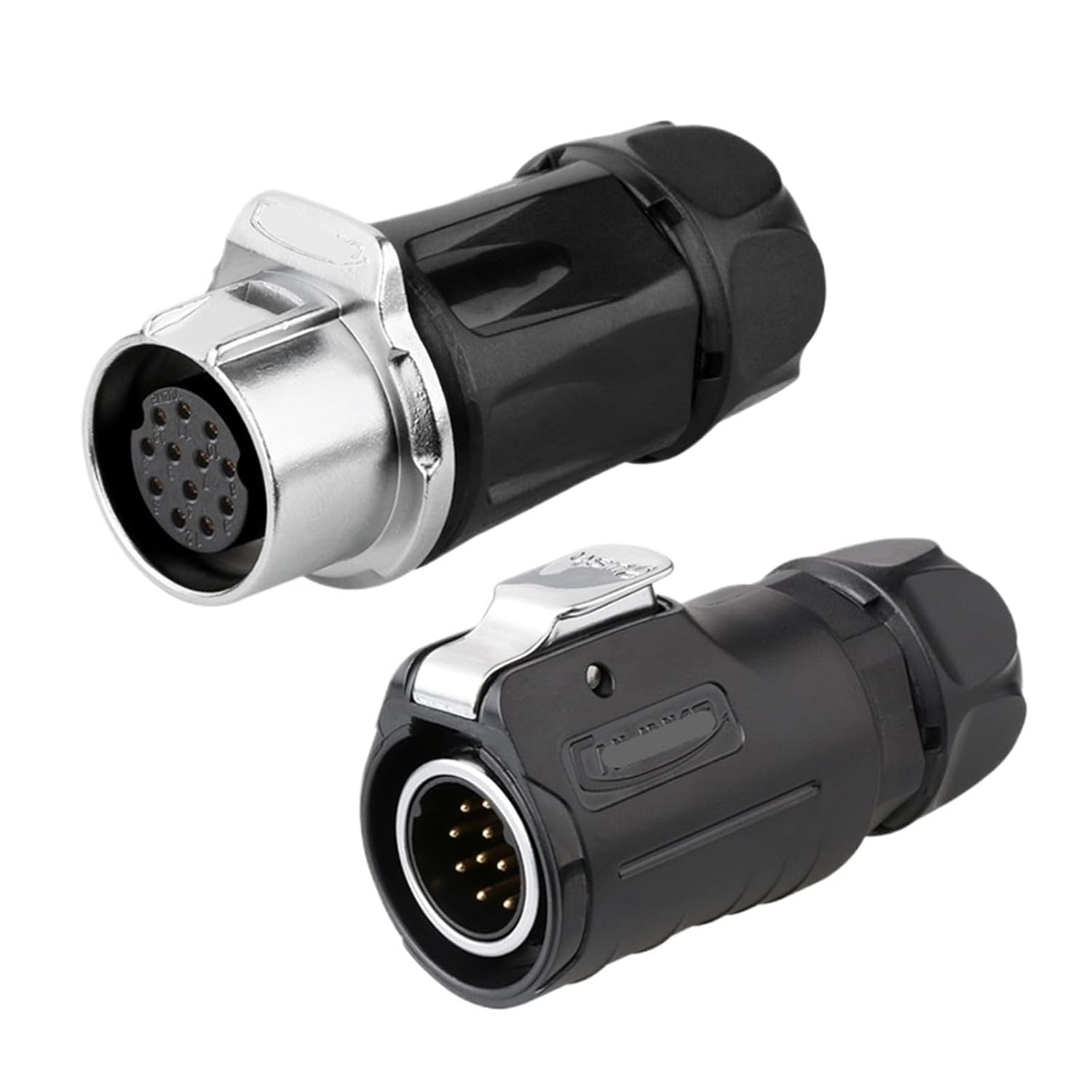 LP20 Waterproof IP68 Solder Wire Butt Connector Inline Connector(12 Pin Male Set)