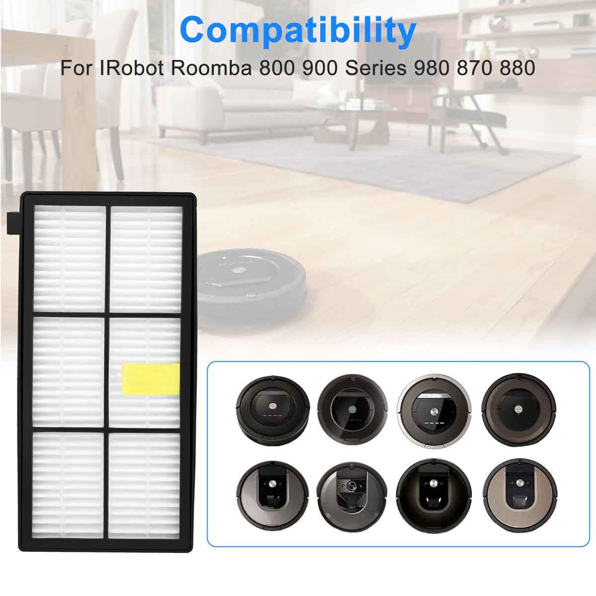 Amazon.com: 12 Pack HEPA Filter for Roomba 800 900 Series 860 870