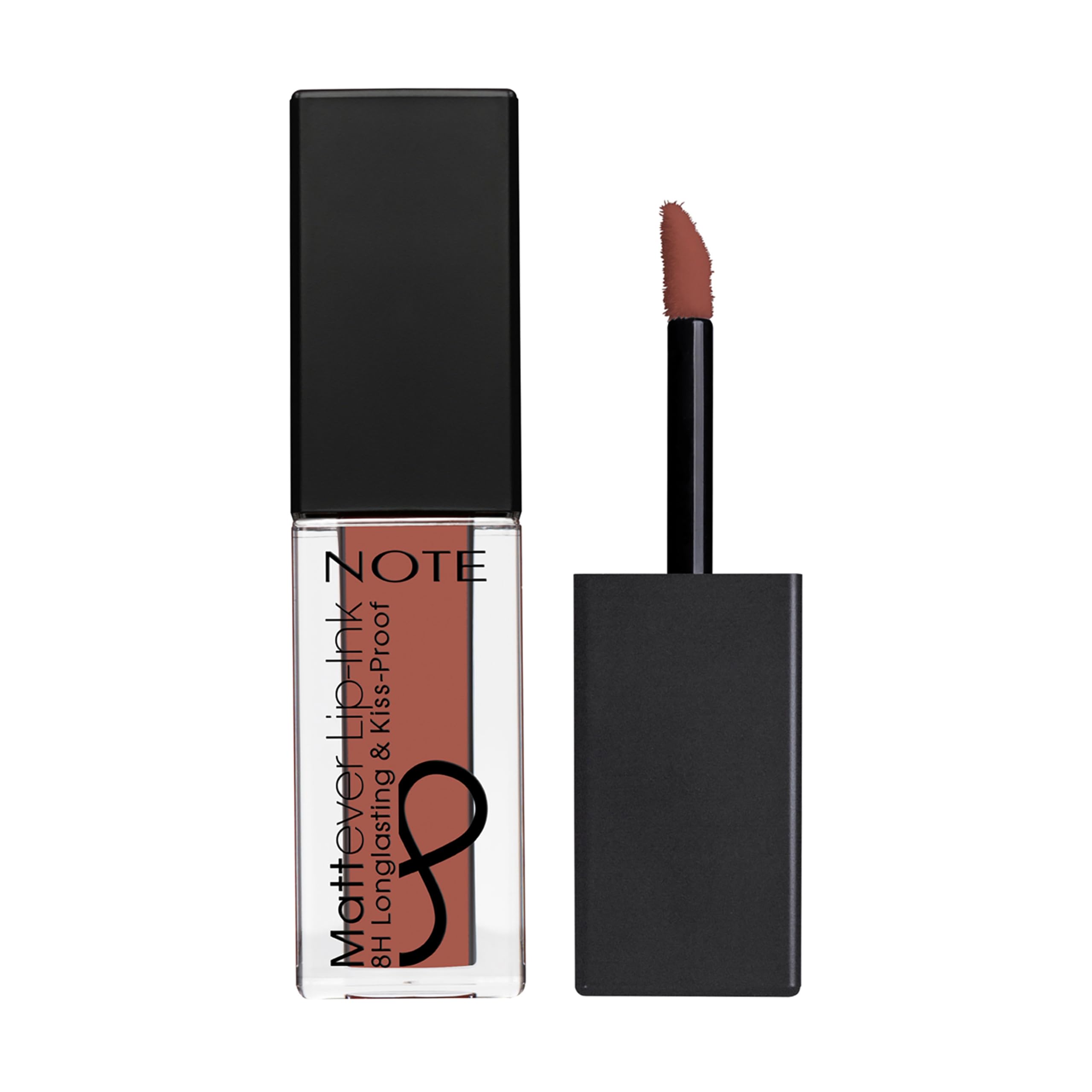 NOTE COSMETICS - Mattever Lip-Ink | Long-Lasting Kiss-proof Matte Lip Ink | Plumping and Highly Pigmented Lipstick (Toffee Brock)